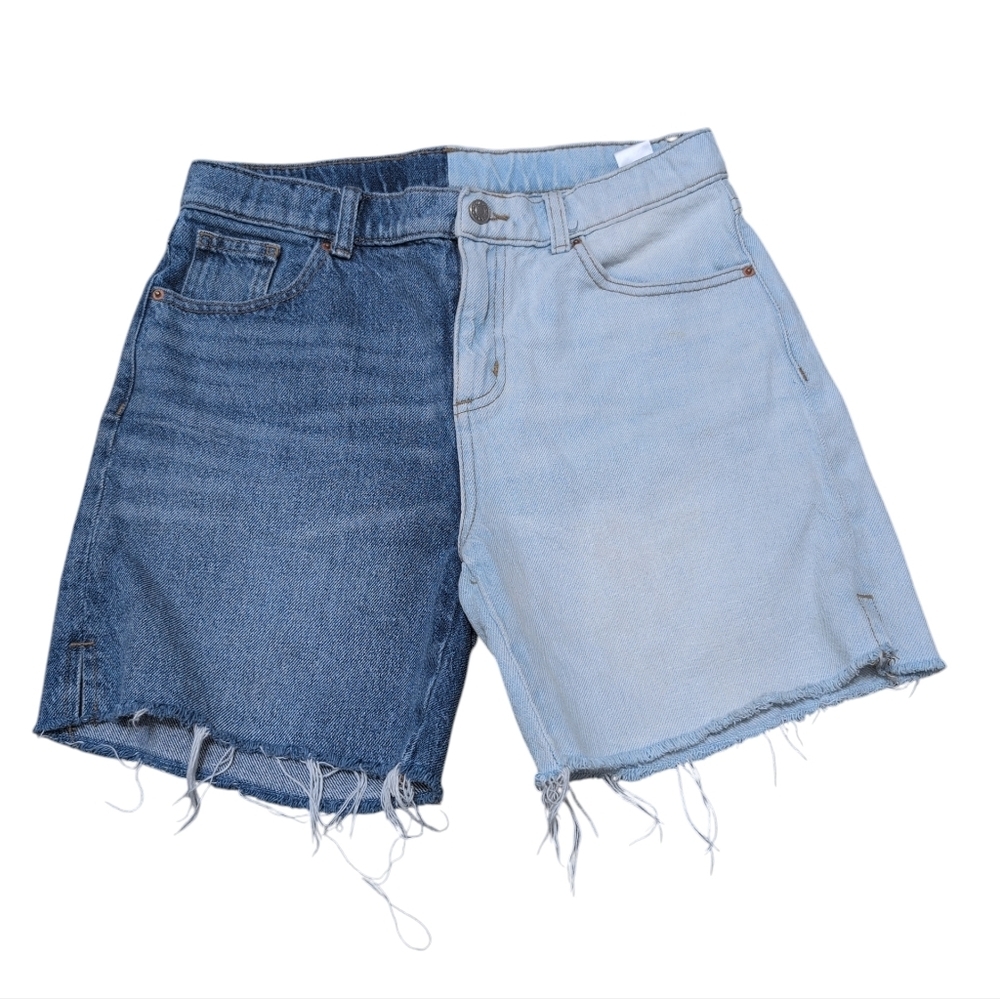 PACSUN Two Tone Cutoff Jean Shorts Girls Size 14